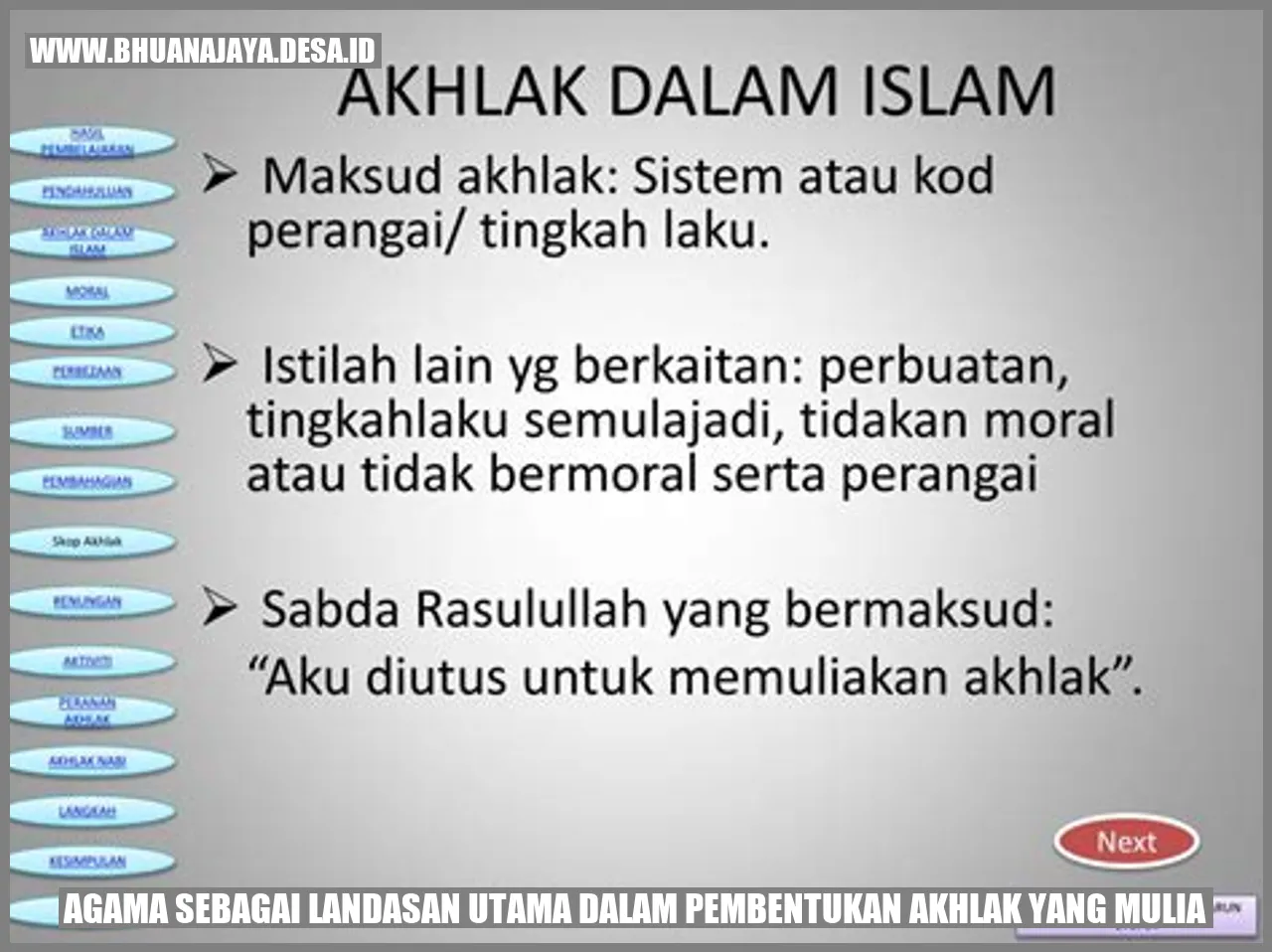 Peran Agama dalam Membentuk Akhlak yang Mulia