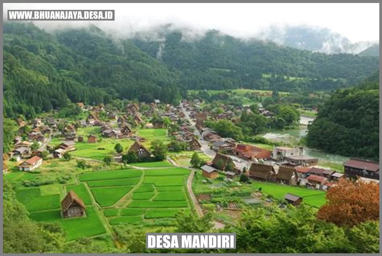 Kota Mandiri: Inovasi Desa Mandiri di Indonesia