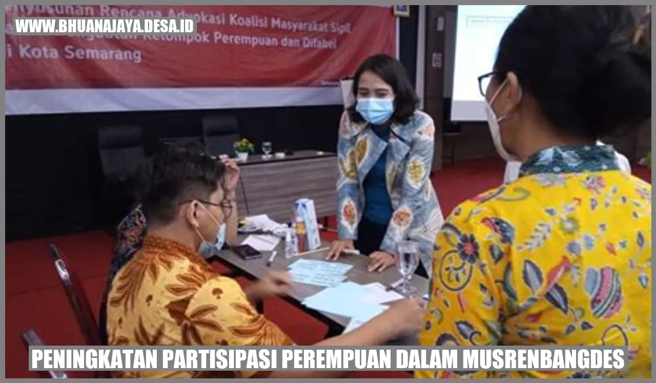Peningkatan Partisipasi Perempuan dalam Musrenbangdes