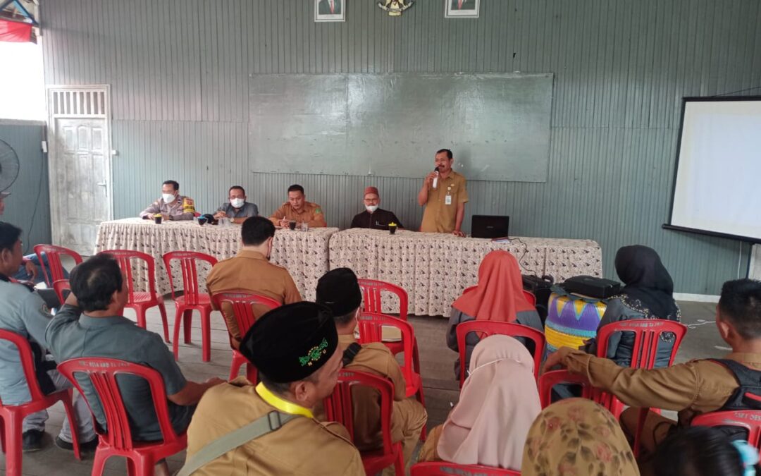 Musyawarah Desa usulan penulisan Nama desa yang benar “Bhuana Jaya atau Buana Jaya !?”