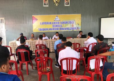 LAPORAN AKHIR TAHUN 2021 BUMdes TRIDAYA MANDIRI DESA BHUANA JAYA