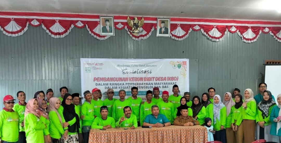Dinas Kehutanan Provinsi Kaltim melaksanakan Program KBD/Kebun Bibit Desa di Bhuana Jaya tahun ini