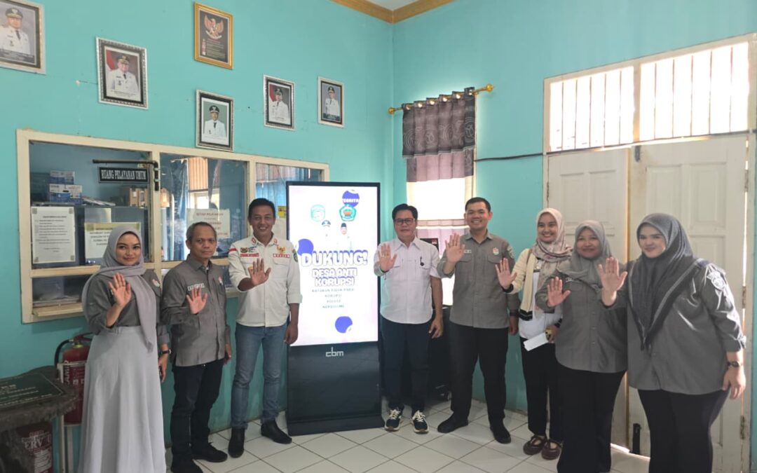 Pemdes Bhuana Jaya melounching survey Kepuasan layanan masyarakat