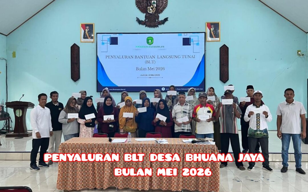Kegiatan Penyaluran BLT Desa Bhuana Jaya