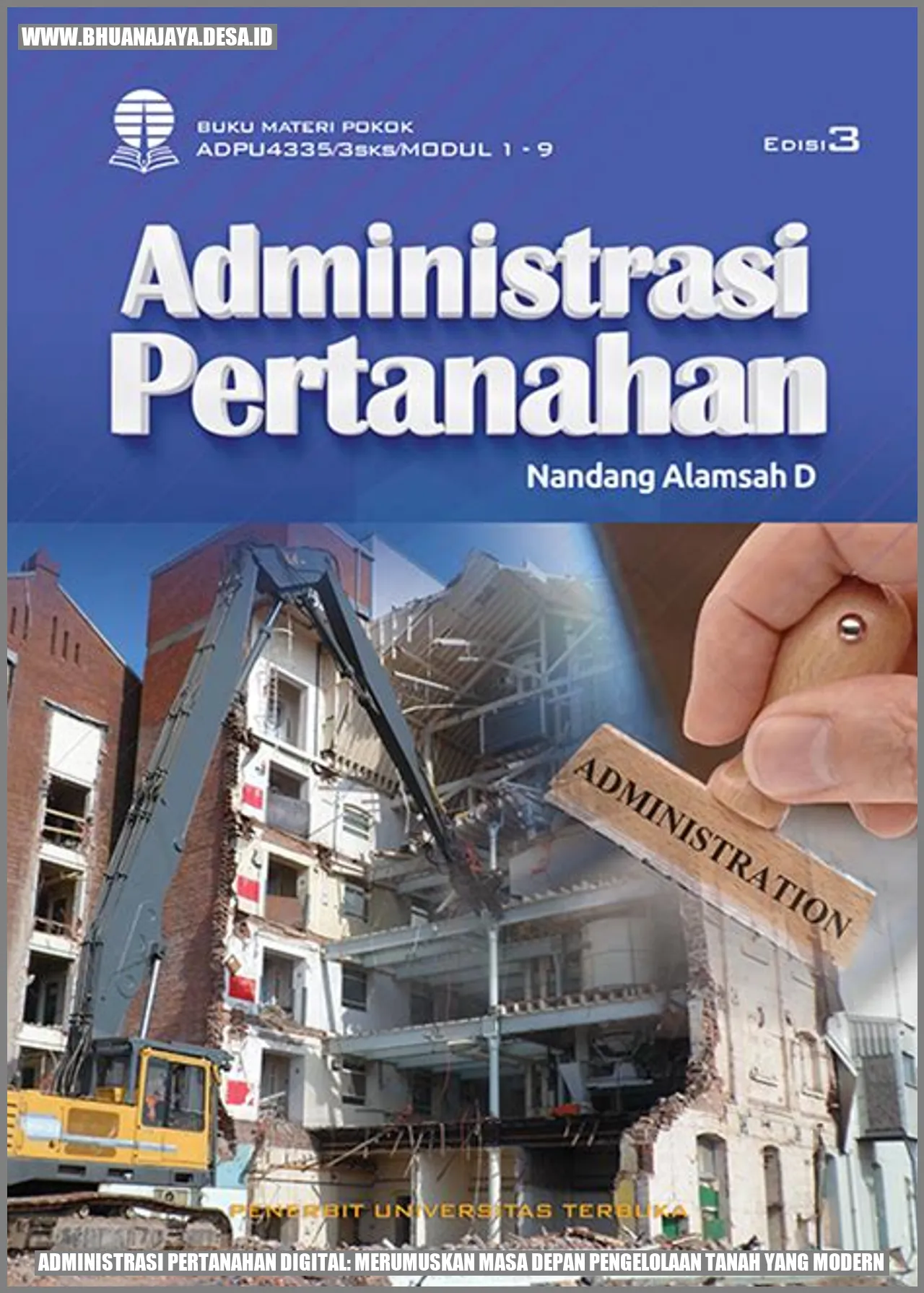 Administrasi Pertanahan Digital: Merumuskan Masa Depan Pengelolaan Tanah yang Modern