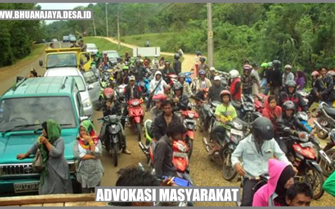 Advokasi Masyarakat: Memperjuangkan Hak dan Keadilan untuk Semua