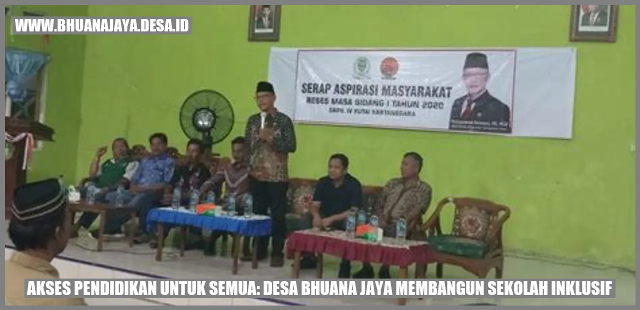 Akses Pendidikan untuk Semua: Desa Bhuana Jaya Membangun Sekolah Inklusif