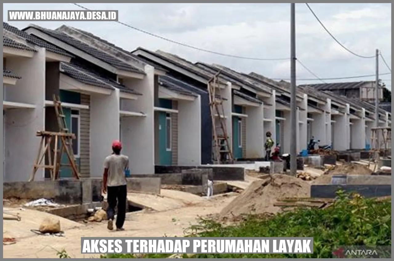 Akses terhadap perumahan layak
