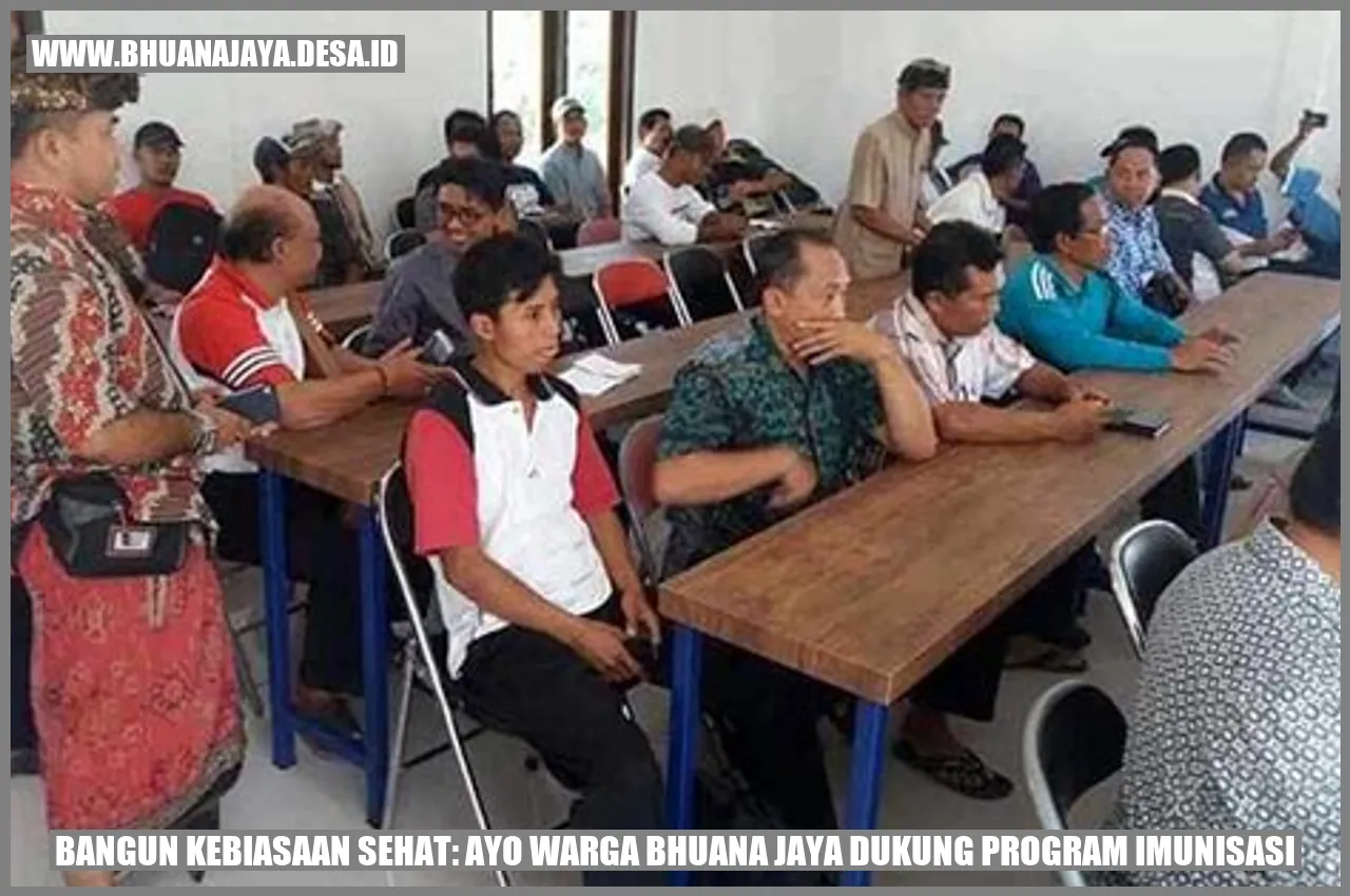 Bangun Kebiasaan Sehat: Ayo Warga Bhuana Jaya Dukung Program Imunisasi