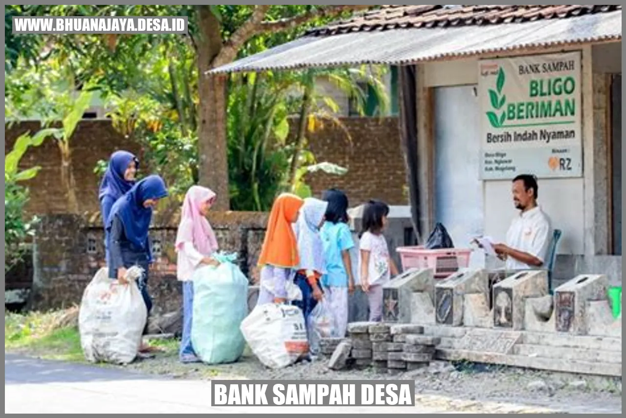 Bank sampah desa