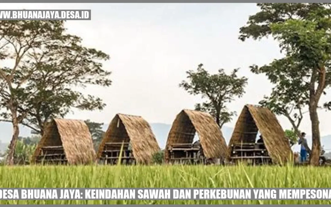 Desa Bhuana Jaya: Keindahan Sawah dan Perkebunan yang Mempesona