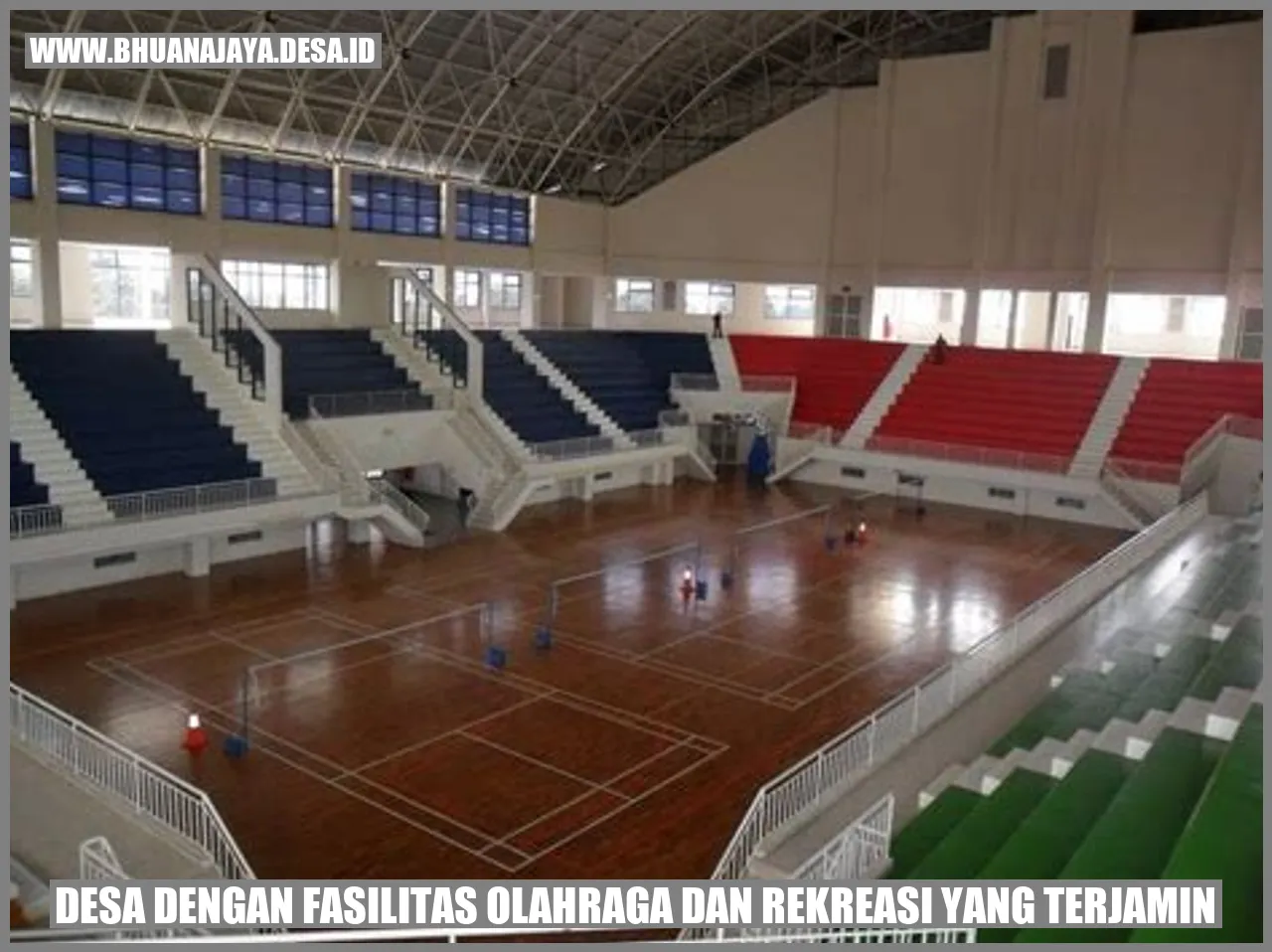 Desa dengan fasilitas olahraga dan rekreasi yang terjamin