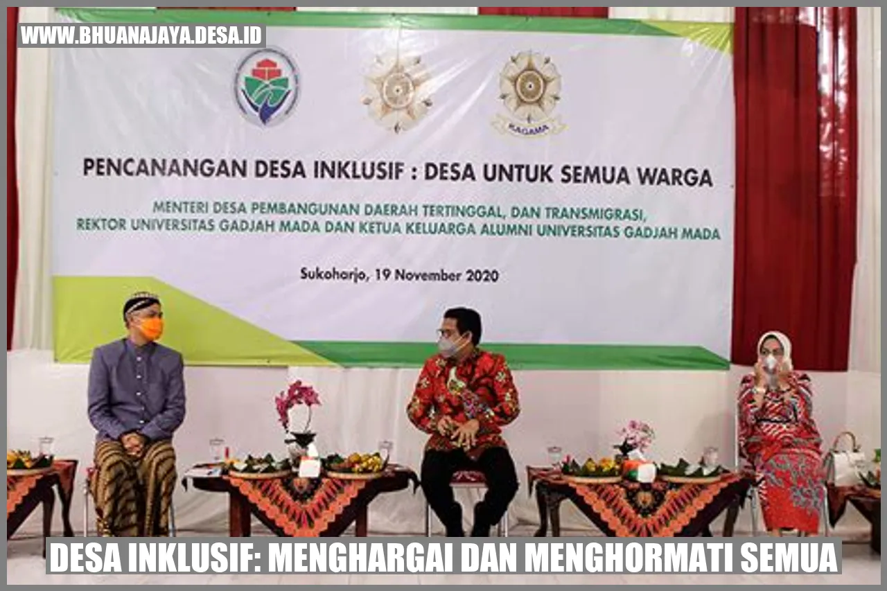 Desa Inklusif: Menghargai dan Menghormati Semua