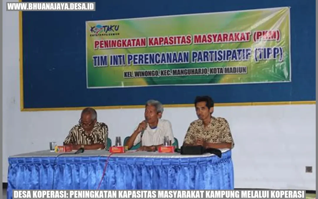 Desa Koperasi: Peningkatan Kapasitas Masyarakat Kampung melalui Koperasi