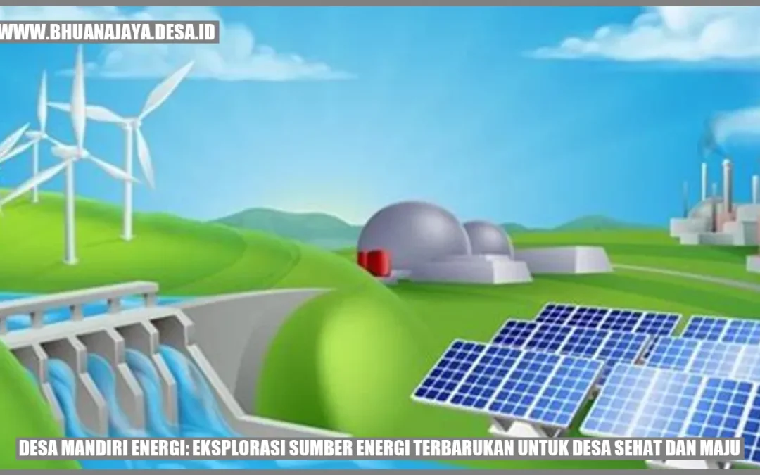 Desa Mandiri Energi: Eksplorasi Sumber Energi Terbarukan untuk Desa Sehat dan Maju