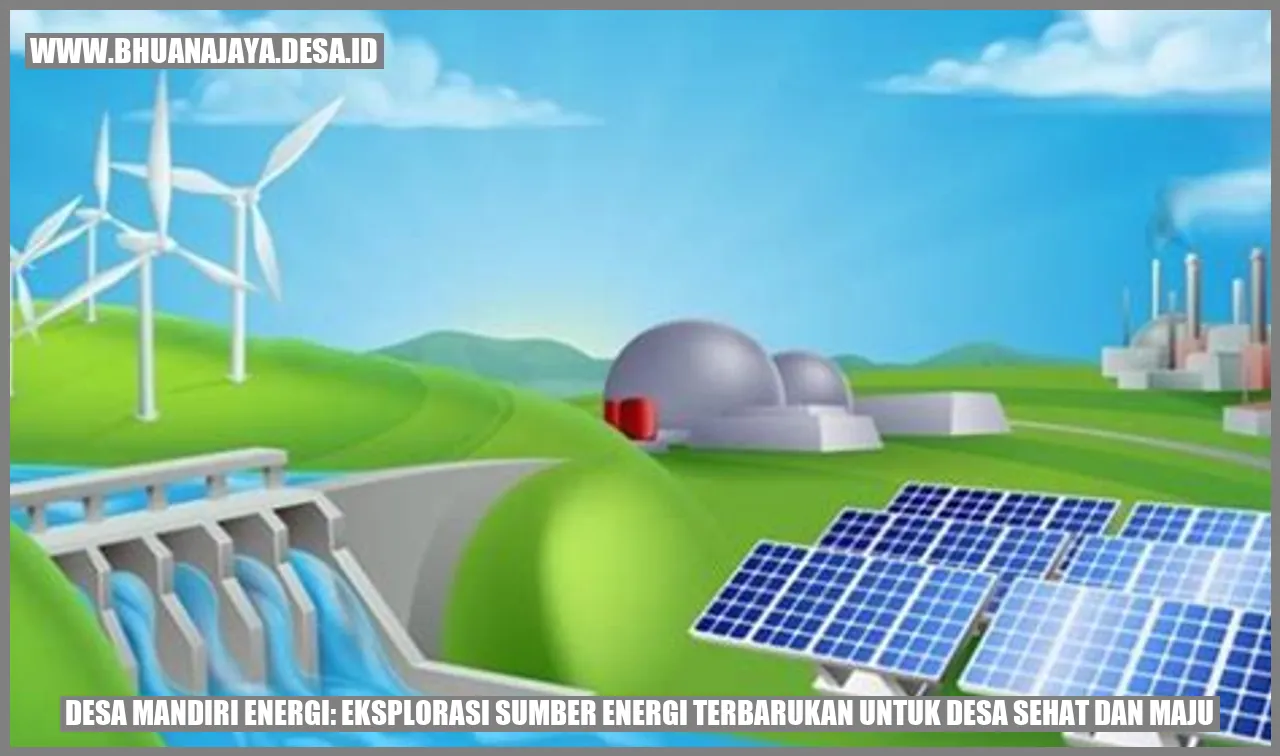 Desa Mandiri Energi: Eksplorasi Sumber Energi Terbarukan untuk Desa Sehat dan Maju