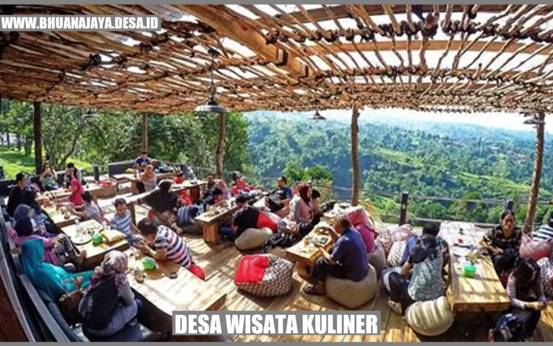 Desa Wisata Kuliner: Menikmati Kelezatan dalam Suasana Pedesaan