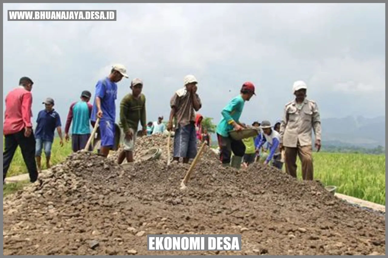 Gambar tentang Ekonomi Desa