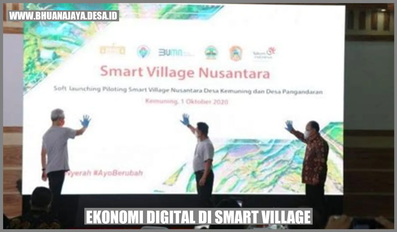 Ekonomi Digital di Smart Village