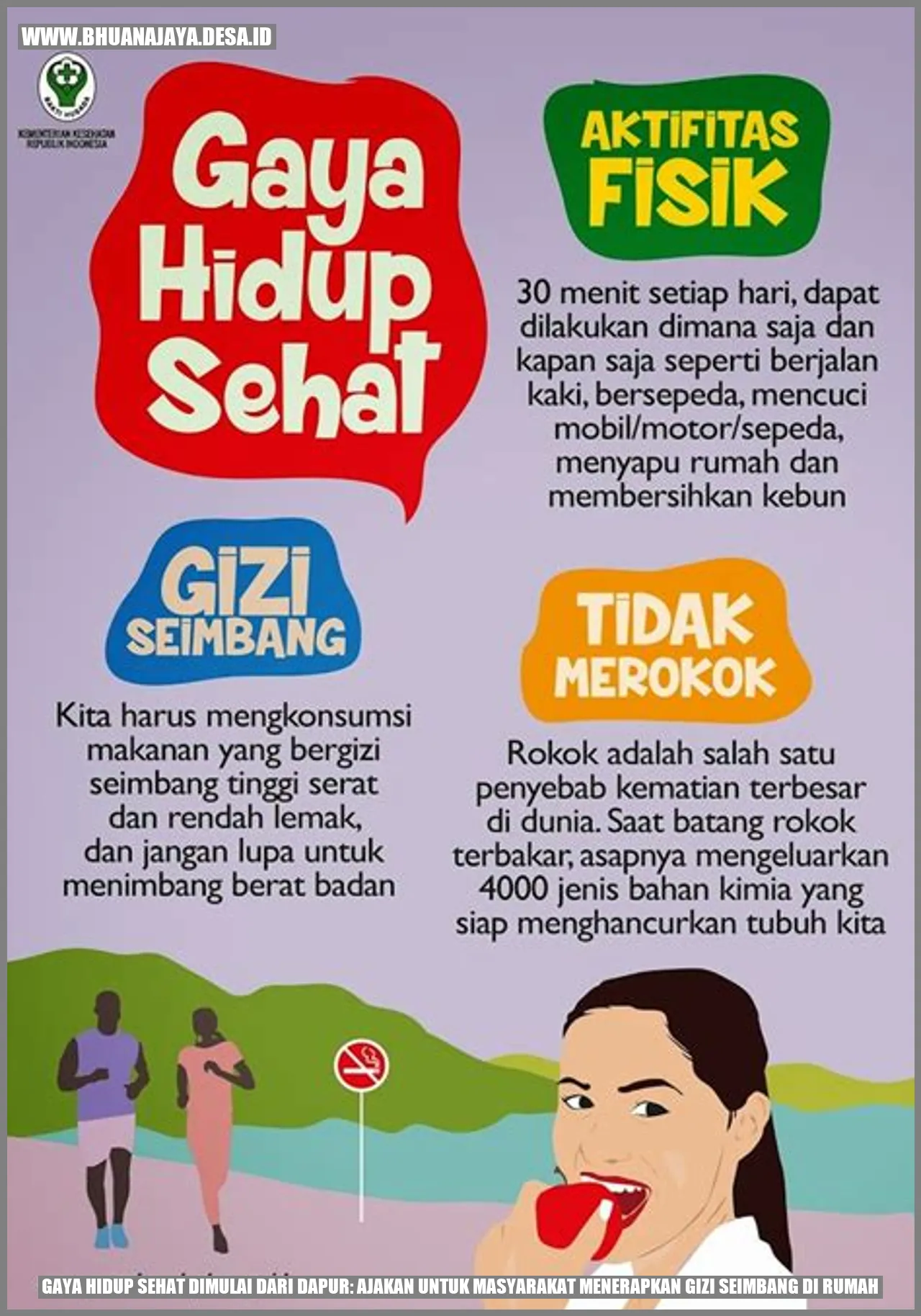 Gaya Hidup Sehat Dimulai dari Dapur: Ajakan untuk Masyarakat Menerapkan Gizi Seimbang di Rumah
