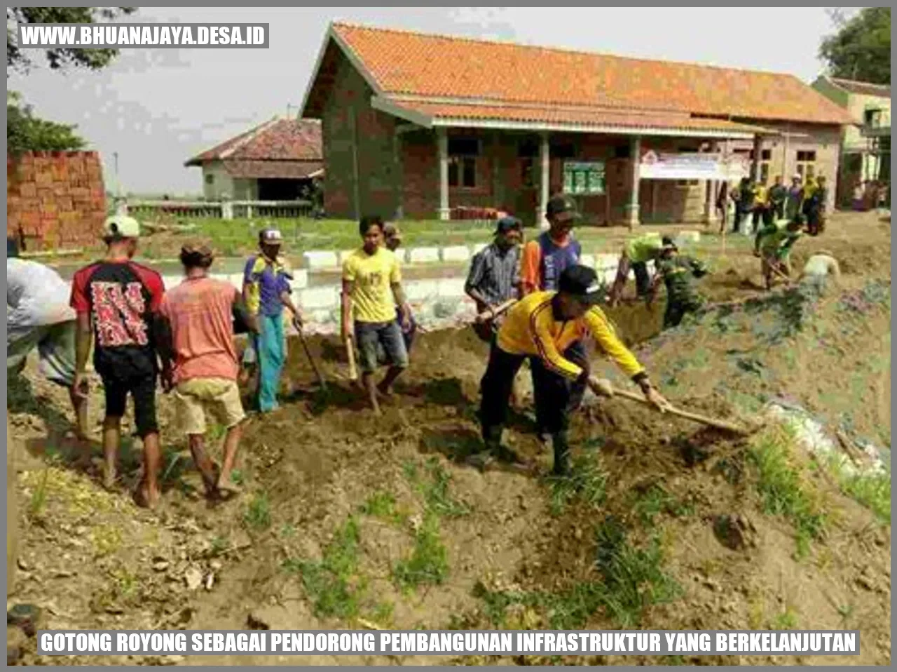 Gambar Gotong Royong sebagai Pendorong Pembangunan Infrastruktur yang Berkelanjutan
