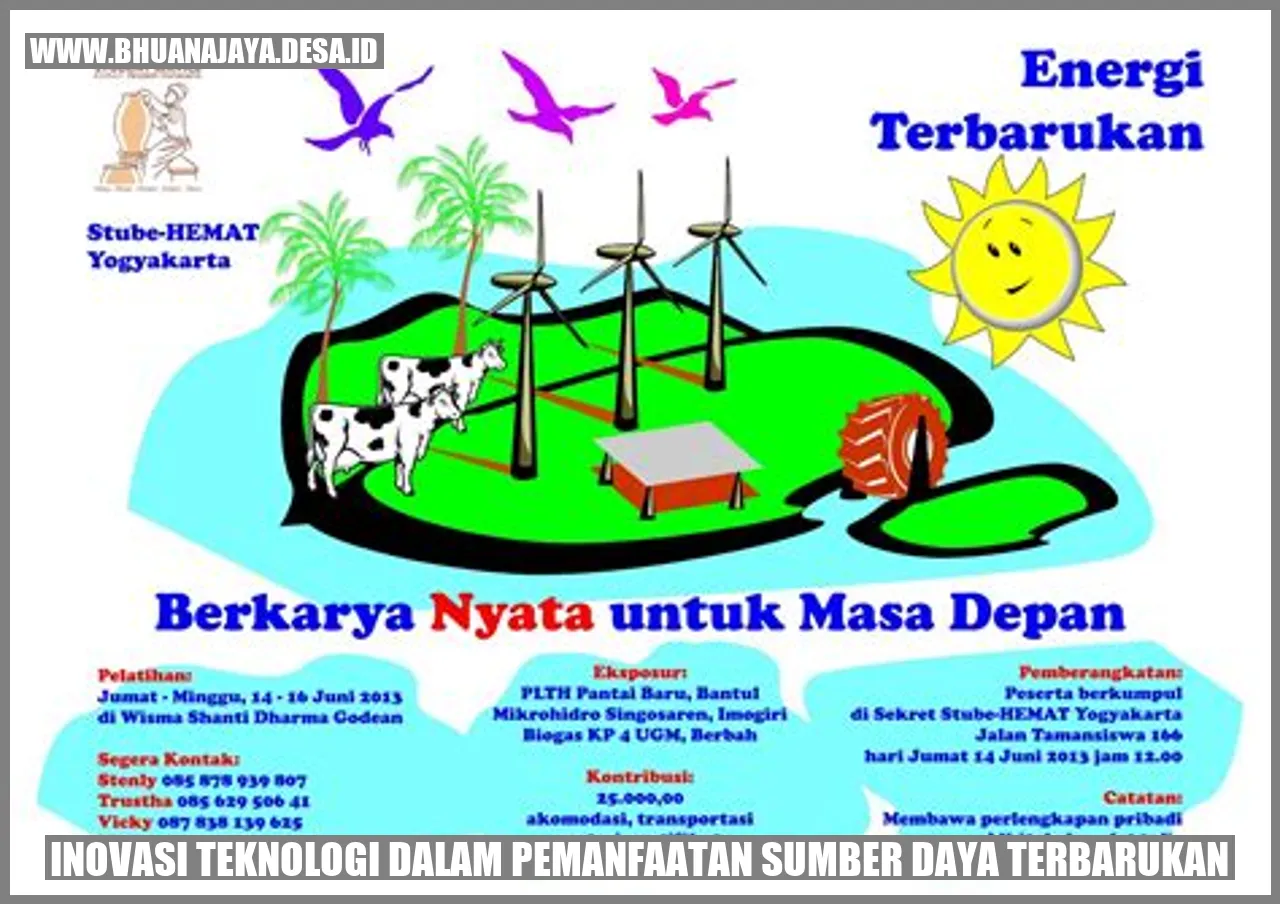 Inovasi Teknologi dalam Pemanfaatan Sumber Daya Terbarukan