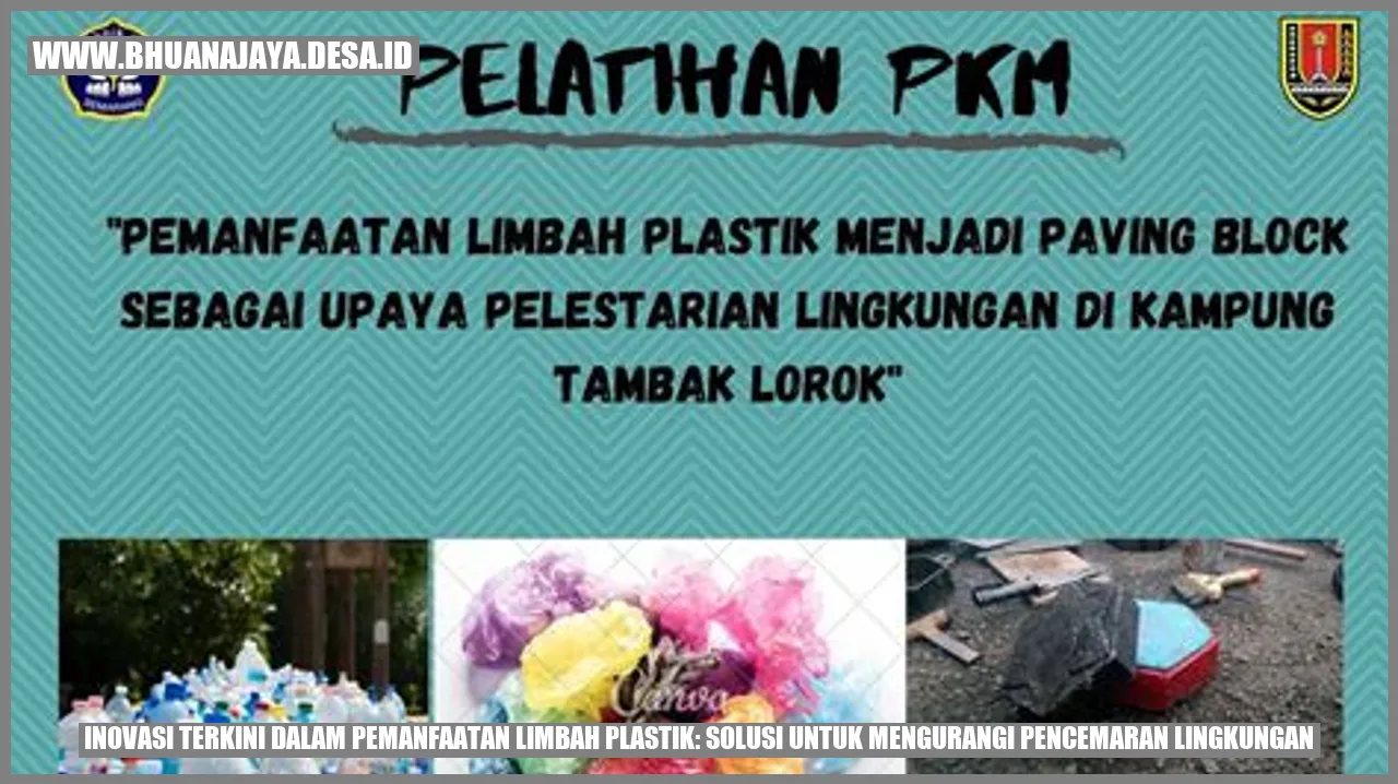 Inovasi Terkini dalam Pemanfaatan Limbah Plastik: Solusi untuk Mengurangi Pencemaran Lingkungan