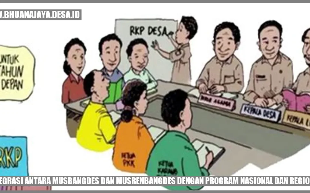 Integrasi Antara Musbangdes dan Musrenbangdes dengan Program Nasional dan Regional