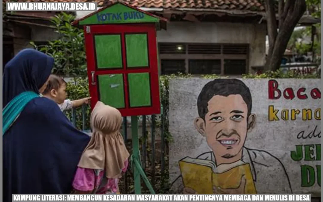 Kampung Literasi: Membangun Kesadaran Masyarakat akan Pentingnya Membaca dan Menulis di Desa