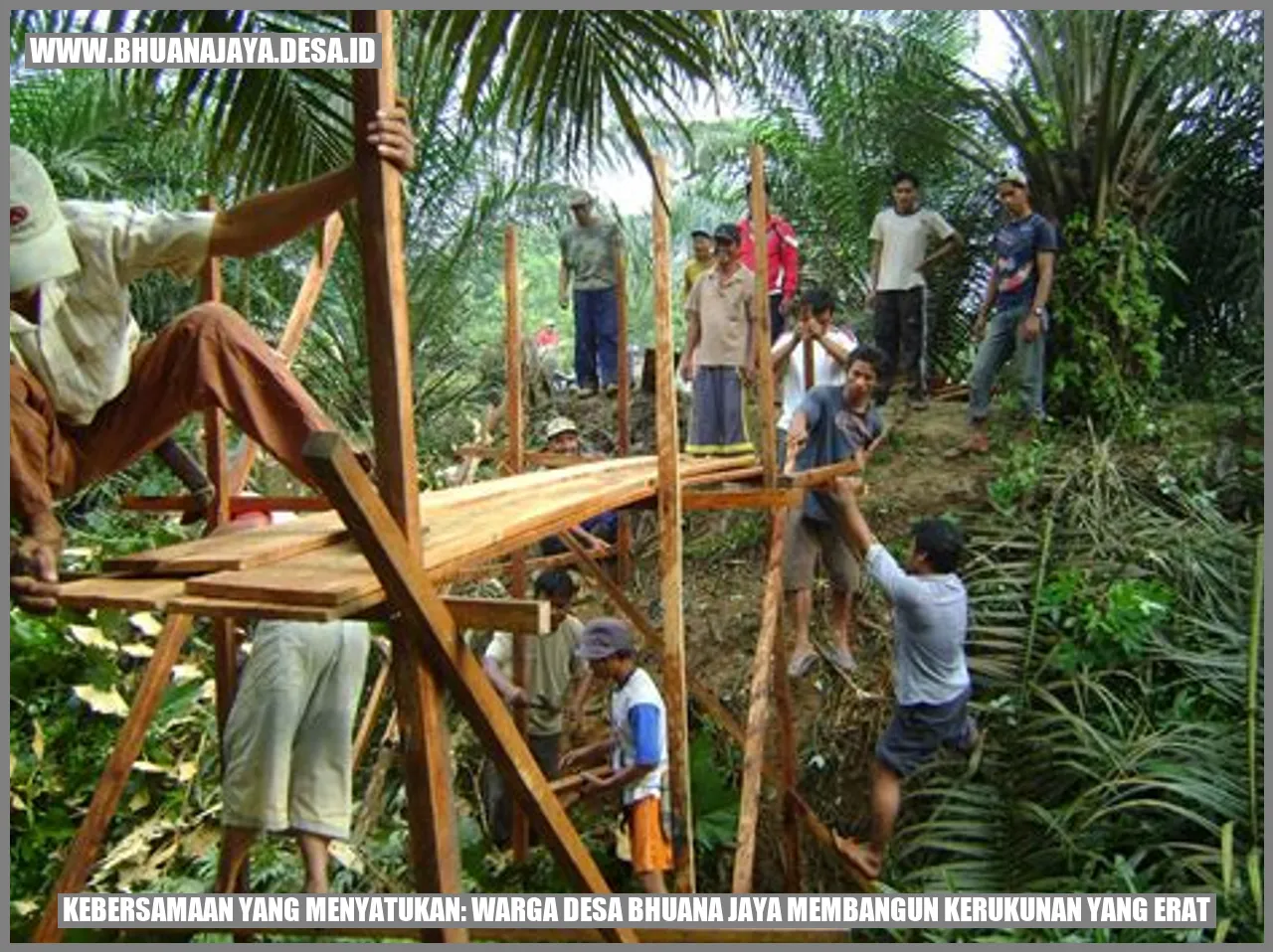 Gambar yang Menyoroti Kebersamaan di Desa Bhuana Jaya