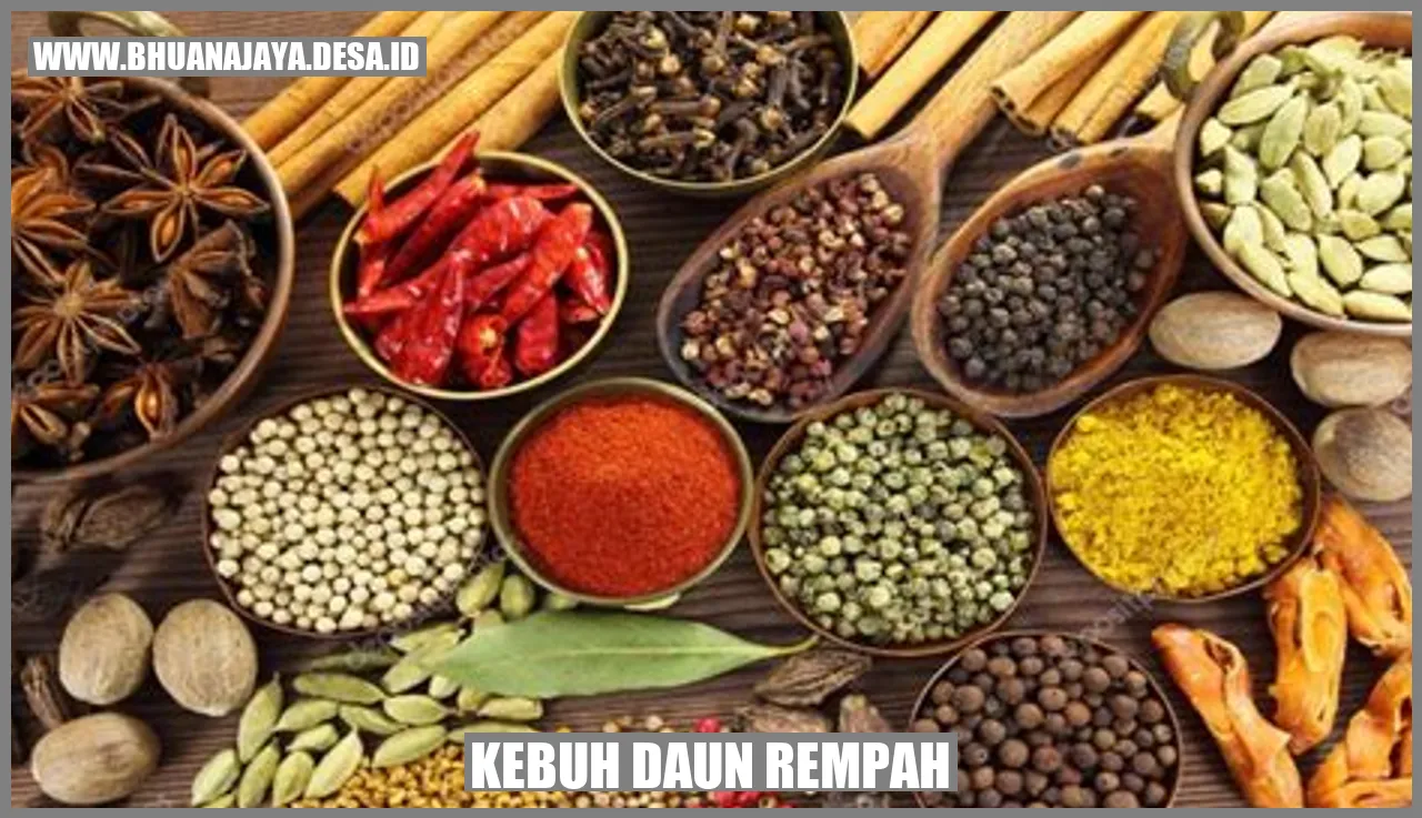 Gambar Kebuh Daun Rempah
