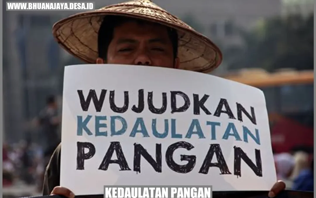 Kedaulatan Pangan: Menjamin Ketersediaan Pangan dan Keberlanjutan Ekonomi