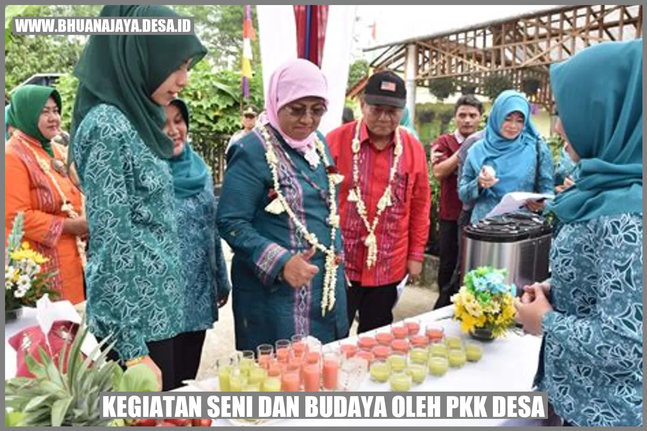 Kegiatan Seni dan Budaya oleh PKK Desa