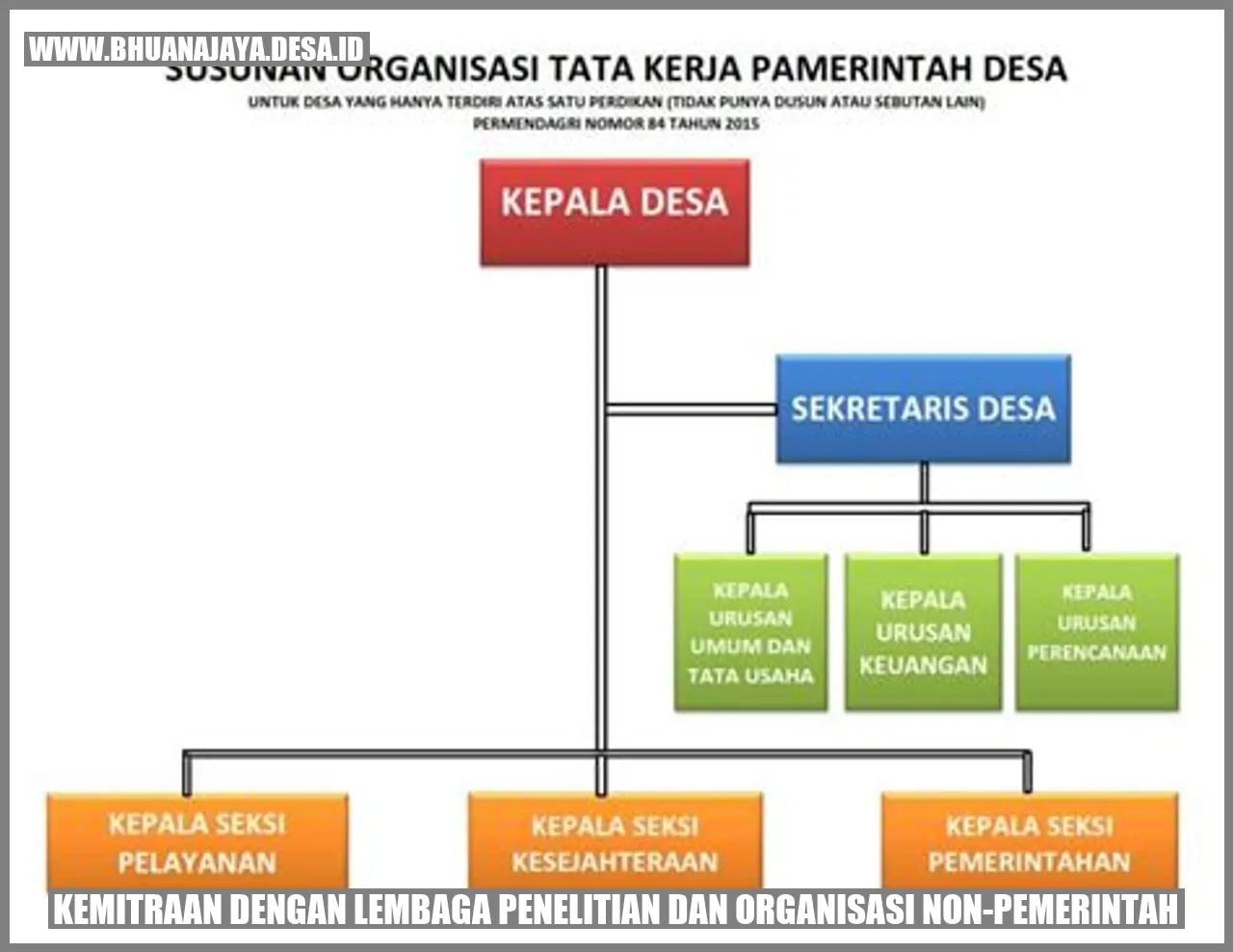Kemitraan dengan lembaga penelitian dan organisasi non-pemerintah