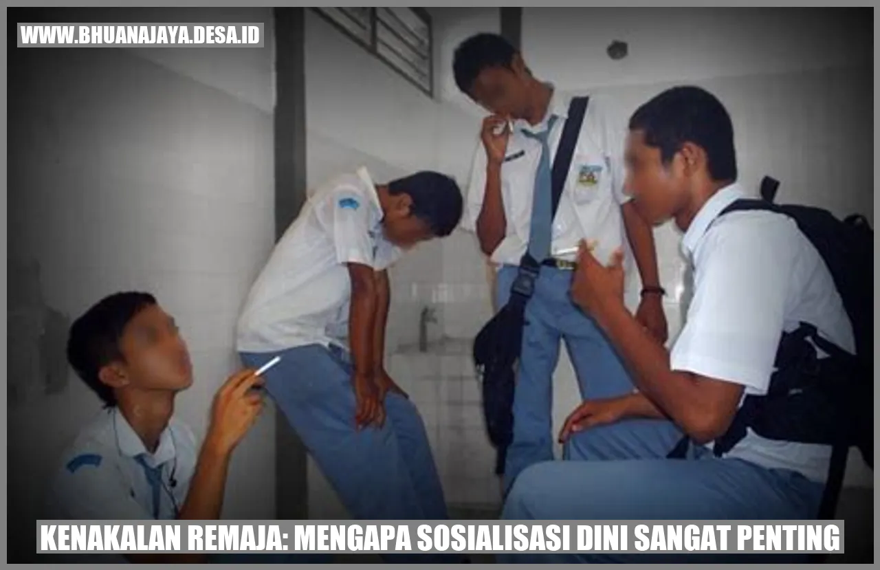 Kenakalan Remaja: Mengapa Sosialisasi Dini Sangat Penting?