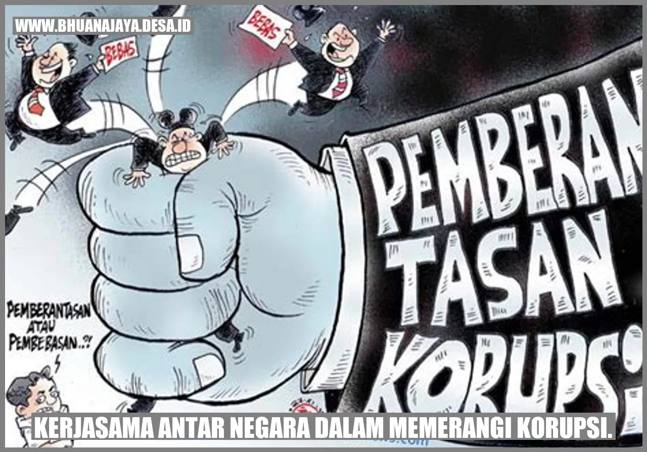 Gambar Kerjasama antar negara dalam memerangi korupsi.