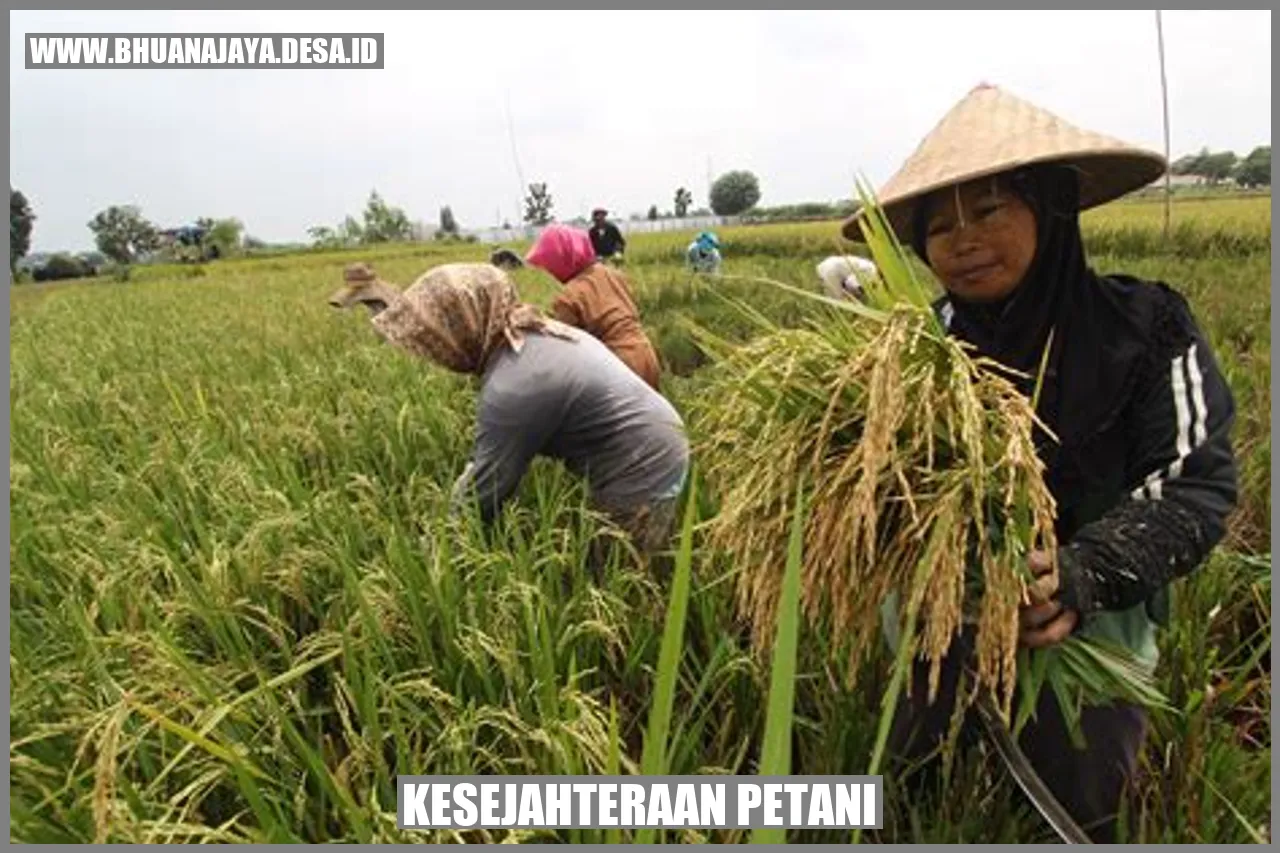 Kesejahteraan Petani