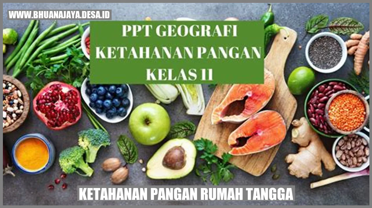 Gambar Ketahanan Pangan Rumah Tangga