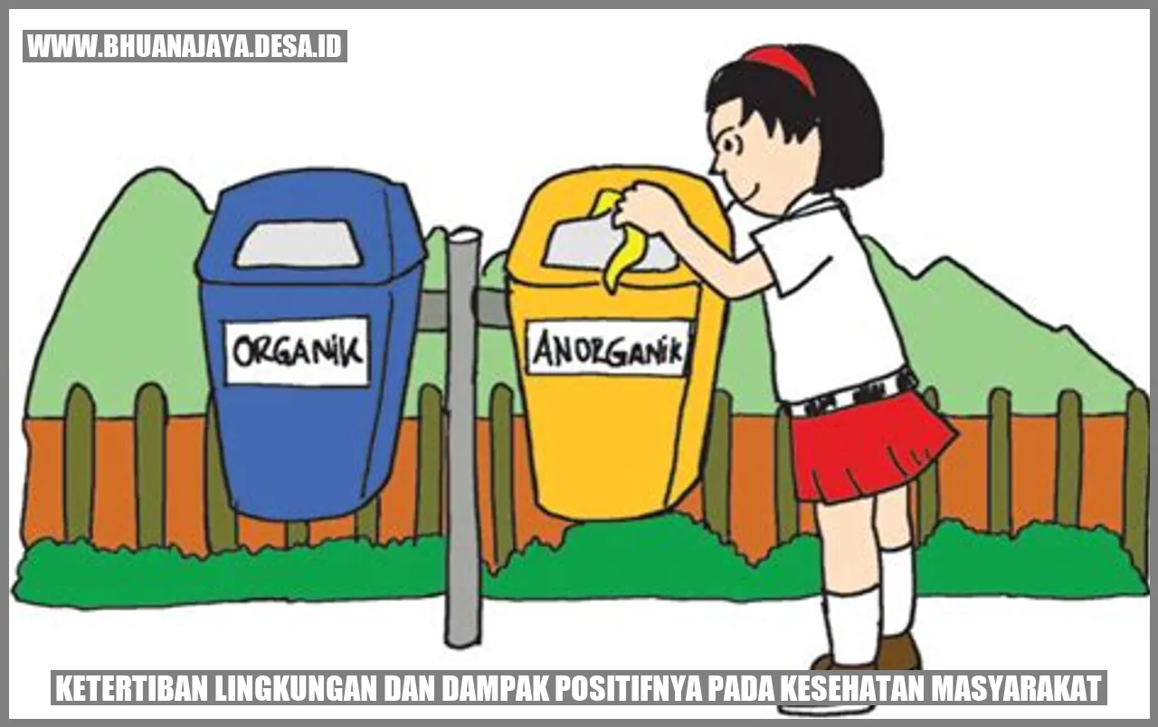 Gambar Ketertiban Lingkungan dan Dampak Positifnya pada Kesehatan Masyarakat