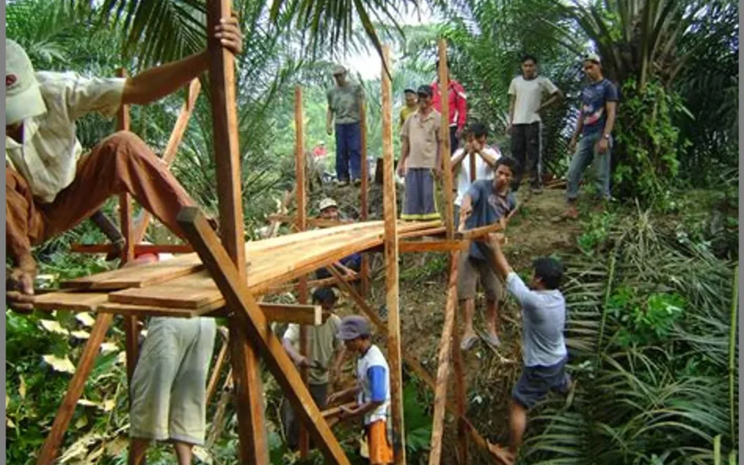 Kisah Sukses Gotong Royong di Desa Bhuana Jaya: Membangun Infrastruktur Bersama