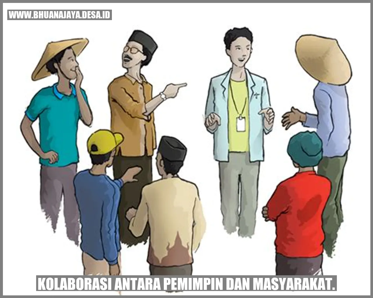 Kolaborasi antara Pemimpin dan Masyarakat.