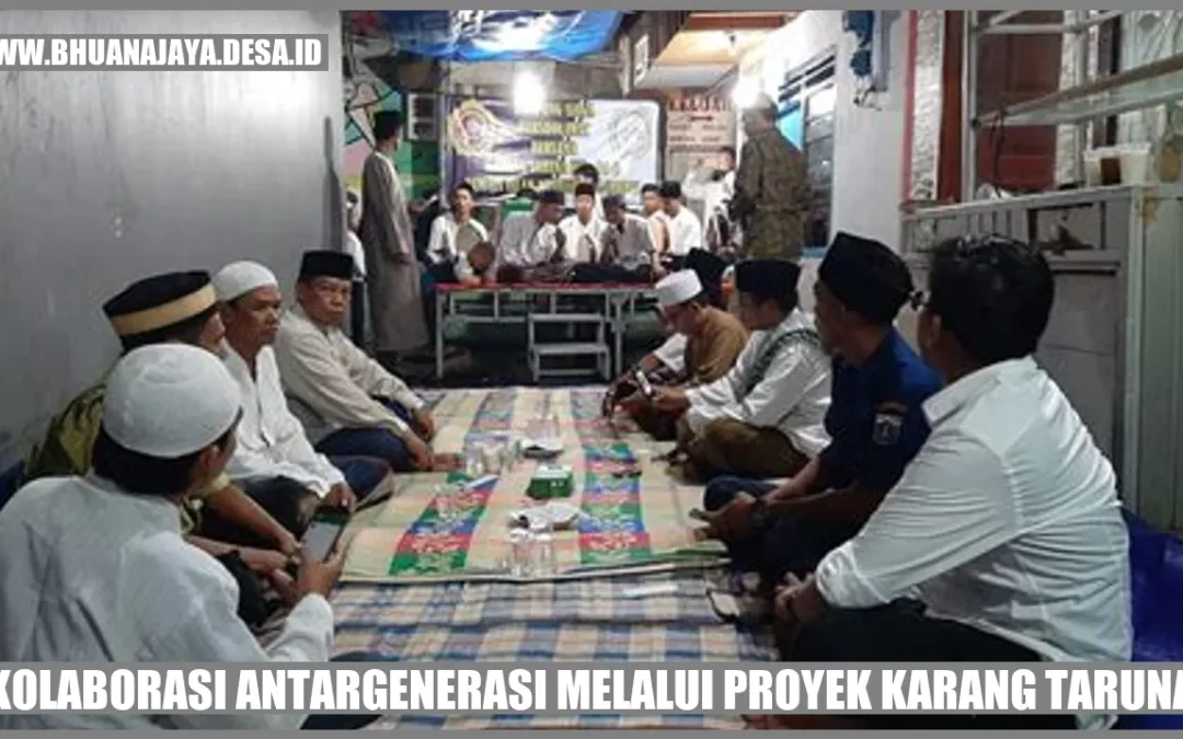 Kolaborasi Antargenerasi Melalui Proyek Karang Taruna