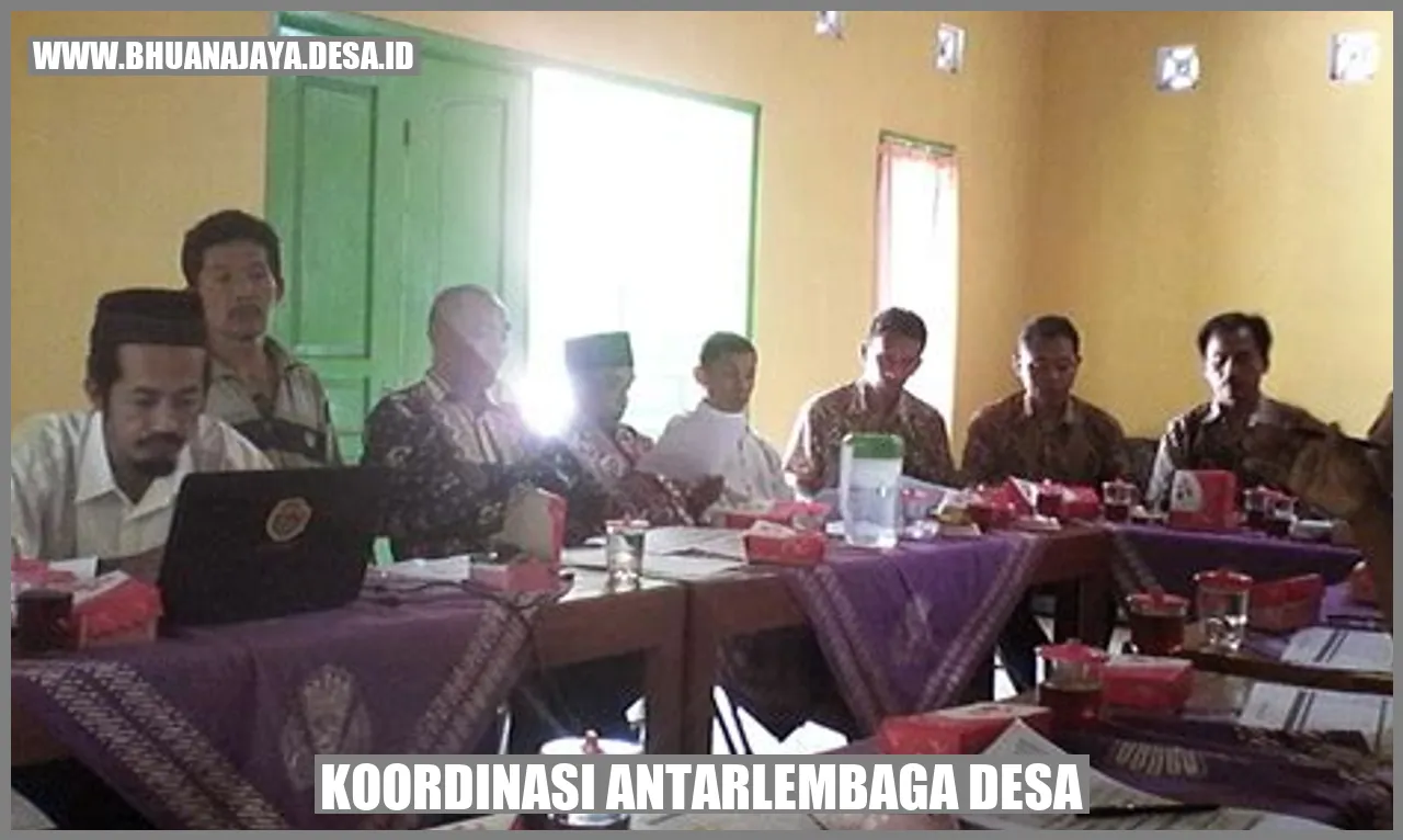 Koordinasi Antarlembaga Desa