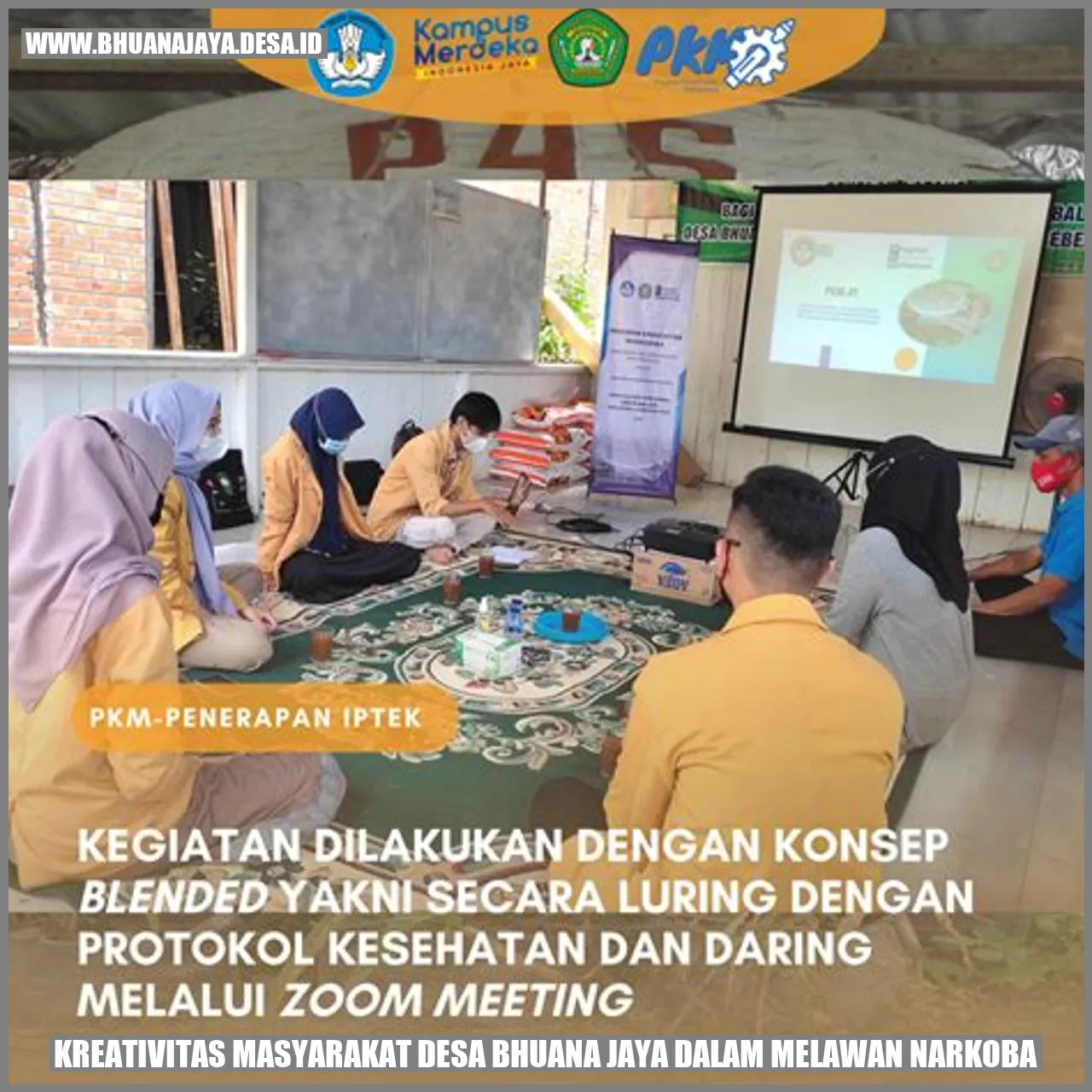 Gambar Kreativitas Masyarakat Desa Bhuana Jaya Dalam Melawan Narkoba
