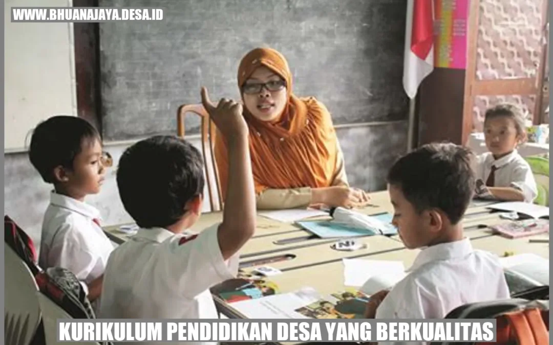 Kurikulum Pendidikan Desa yang Berkualitas