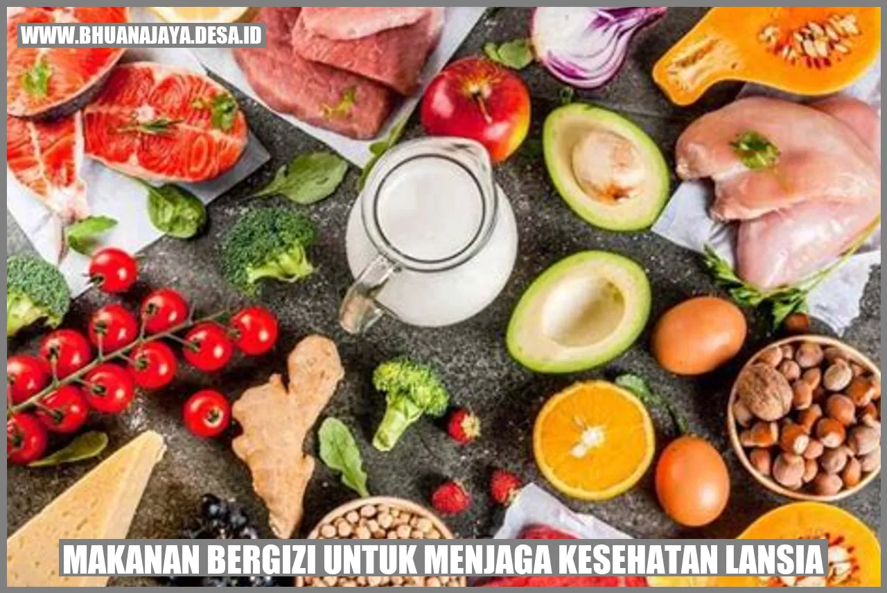Gambar Makanan Bergizi untuk Menjaga Kesehatan Lansia