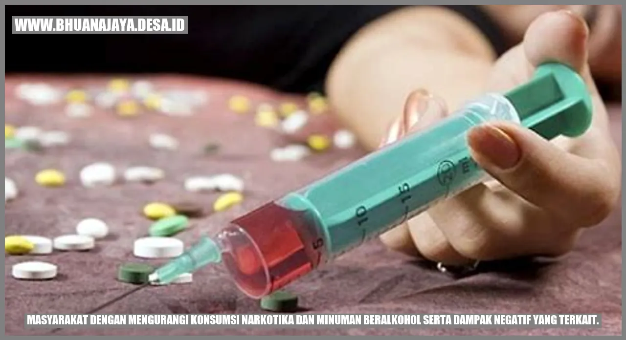 Masyarakat dengan Mengurangi Konsumsi Narkotika dan Minuman Beralkohol