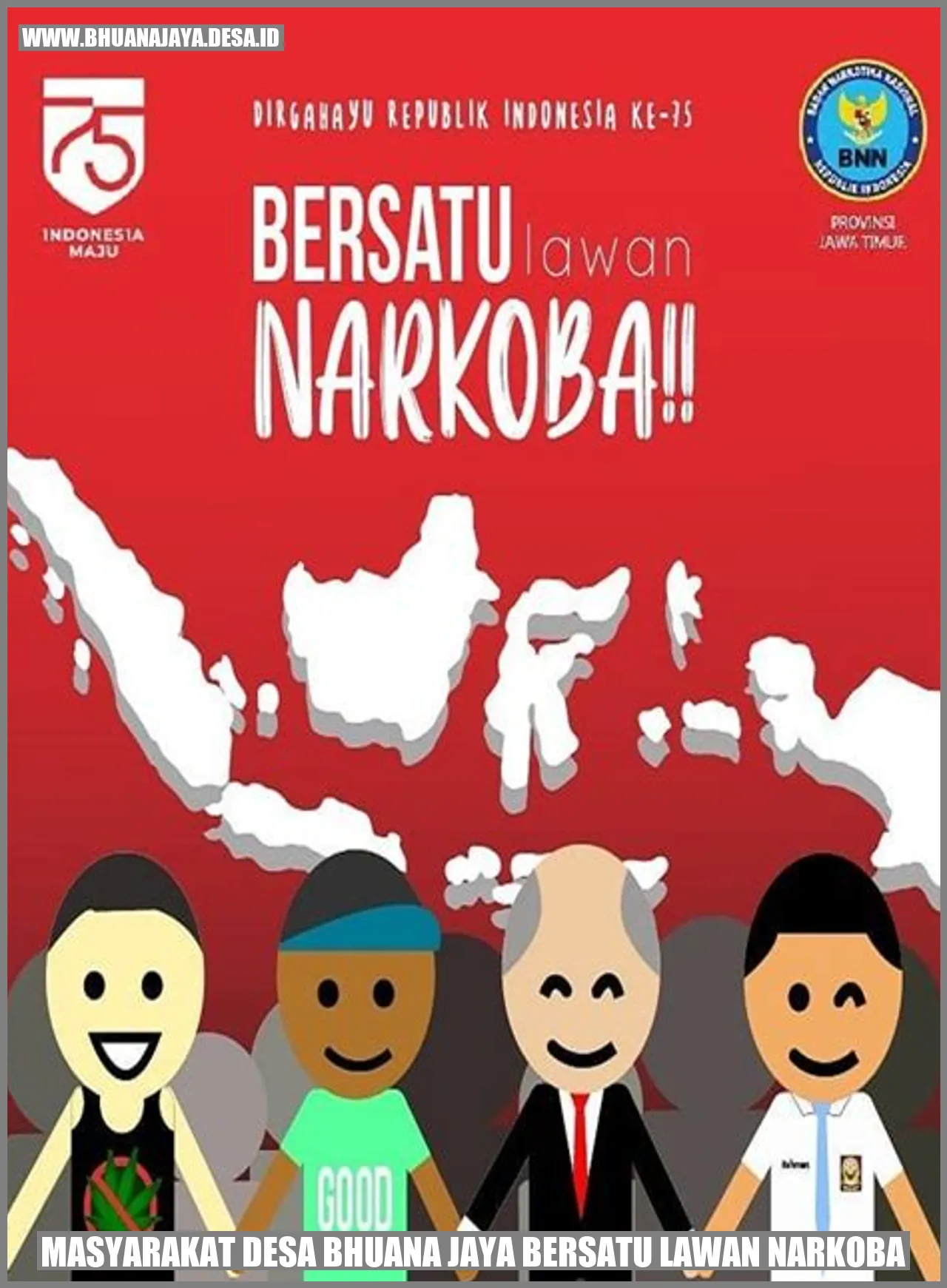 Masyarakat Desa Bhuana Jaya Bersatu Lawan Narkoba