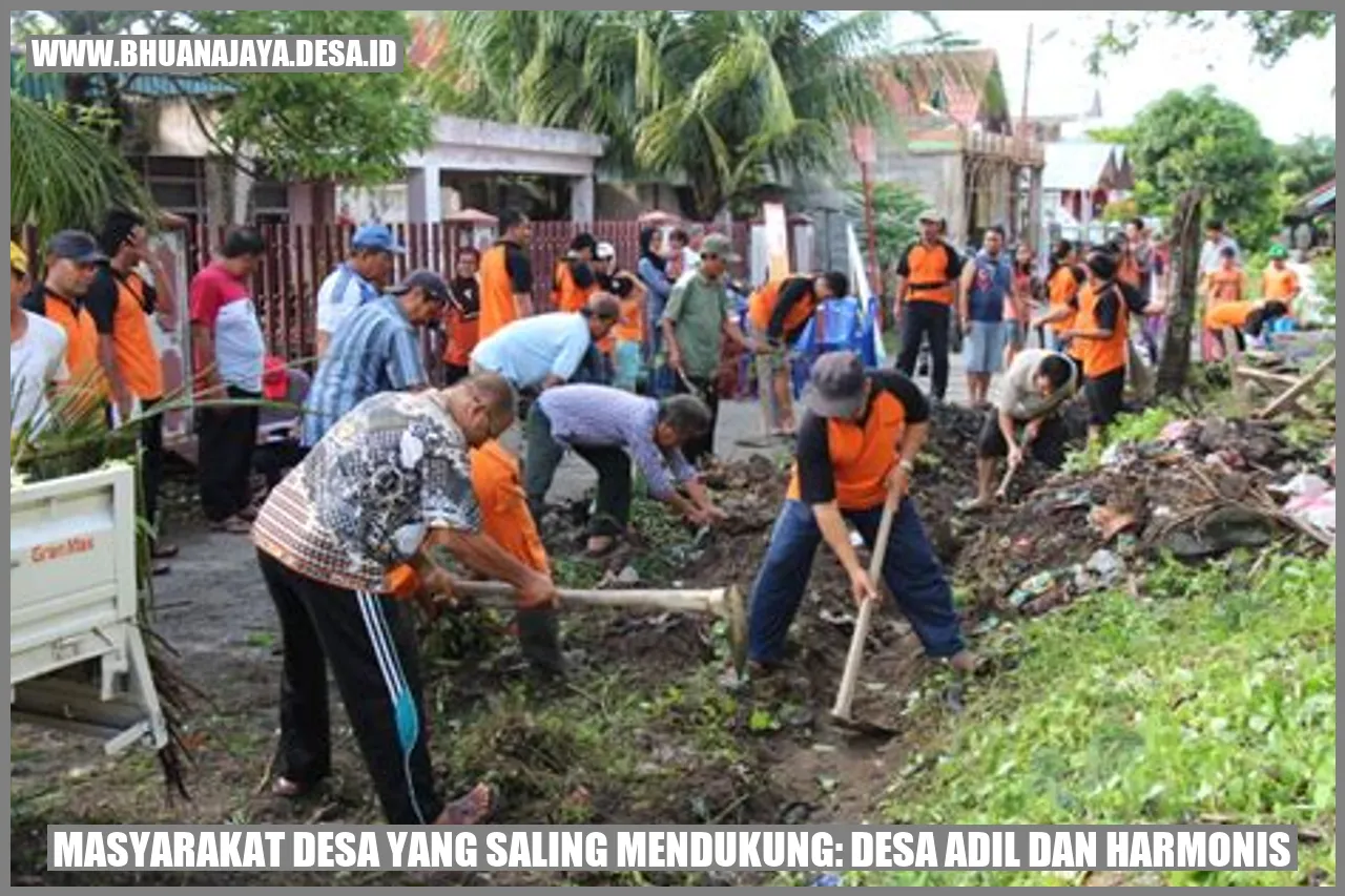Masyarakat Desa yang Saling Mendukung: Desa Adil dan Harmonis