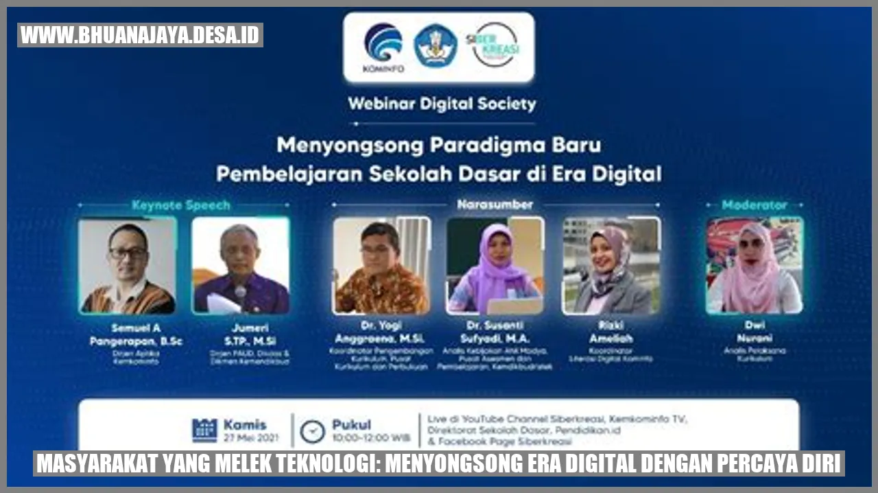 Masyarakat yang Melek Teknologi: Menyongsong Era Digital dengan Percaya Diri